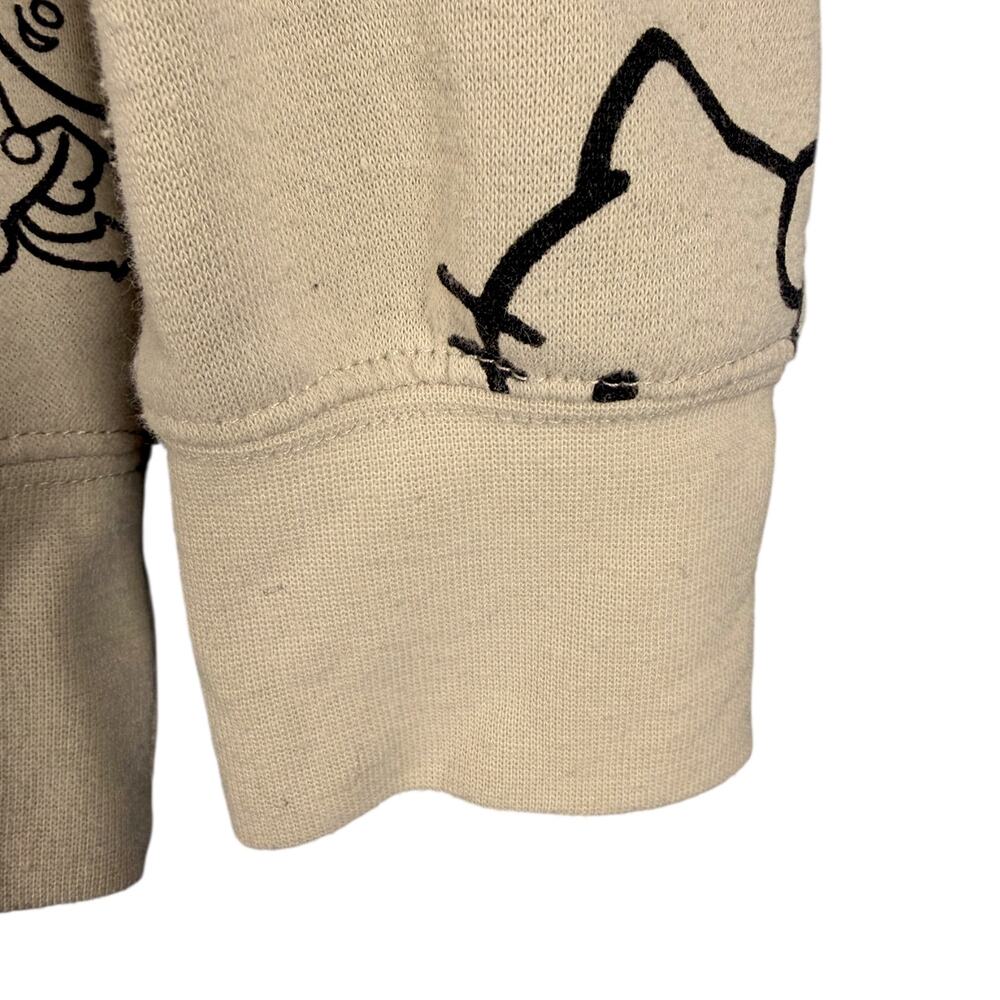 Women's Sanrio Bioworld Hello Kitty & Friends Beige & Black Sweatshirt - XL - Picture 6 of 6